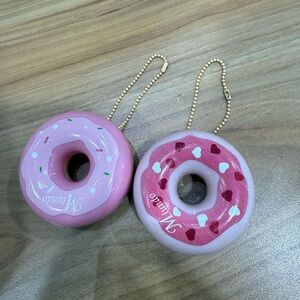 Pink and Red Donut Lip Balm Set of 2 BRAND NEW